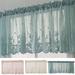 Travelwant Window Treatments Valance for Kitchen Rod Pocket Window Treatments Room Darkening Small Window Curtains for Living Room Long 1 Panel