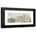 Anne Rushout 24x13 Black Modern Framed Museum Art Print Titled - Ely Cathedral August 5 1824 (1825)