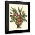 Vision Studio 19x24 Black Modern Framed Museum Art Print Titled - Tropical Foliage in Urn II