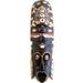 Wood Carved Turtle Wall Mask Home Decor For Fortune And Luck Hand Crafted African Wall Hanging - 20 Large