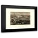 Wells 14x11 Black Modern Framed Museum Art Print Titled - Richmond Virginia - Wells 1863