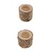 2Sizess Natural Wood Tree Branch Wooden Candle Holder Handmade Candlesticks for Home Decoration Succulent Plant Birch Holder