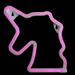 Northlight 11.75 Battery Operated Neon Style LED Lighted Unicorn Marquee Sign - Pink