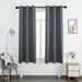 Rosnek Modern Blackout Curtains For Living Room Window Treatment Solid Curtains Bedroom Blinds Finished Drapes Home Decoration Curtains