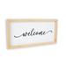Welcome Sign Farmhouse Home DÃ©cor Shelf Sign Rustic Home Sign Wood Frame Sign Made in USA Housewarming Gift Mantle Sign Front Porch Entryway 7x14 F1-07140001021