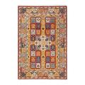 Hand-Knotted Wool Tribal Bohemian Light Blue Area Rug 6 4 x 9 5