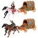 s Carriage Horse Figurine Figure Toys Worlds Indian Riding Western Model West Indians Smallest Kids Models