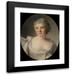 Jean-Marc Nattier 12x14 Black Modern Framed Museum Art Print Titled - Woman s Portrait (1685 - 1766)