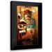 Lee James 11x18 Black Modern Framed Museum Art Print Titled - Indian Story III