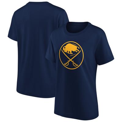 Buffalo Sabres Fanatics Branded Mono Logo Graphic T-Shirt – Damen Image