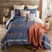 Southwest Dreams Mini Quilt Set Blue, King, Blue