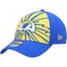 Men's New Era Gold/Royal Los Angeles Rams Shattered 39THIRTY Flex Hat
