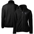 Women's Cutter & Buck Black Indianapolis Colts Throwback Logo Cascade Eco Sherpa Fleece Full-Zip Jacket