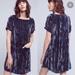 Anthropologie Dresses | Blue Velvet Tunic Dress By Floreat For Anthropologie. | Color: Blue | Size: S