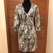 Anthropologie Dresses | Anthropologie Hd In Paris Snake Print Dress M Anthro | Color: Black/White | Size: M