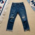 J. Crew Jeans | Jcrew Point Sur High Rise Relaxed/Straight Fit. | Color: Blue | Size: 28