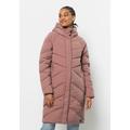 Daunenmantel JACK WOLFSKIN "MARIENPLATZ COAT W" Gr. L (42/44), rosa (altrosa) Damen Mäntel Daunenmäntel