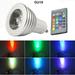 Kiplyki Wholesale GU10 3W 16 Color LED RGB Magic spot Light Bulb Lamp Wireless Remote Control