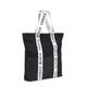 Shopper VENICE BEACH Gr. B/H: 35 cm x 40 cm, schwarz-weiß (schwarz, weiß) Taschen Shopper Strandtasche Strandtaschen mit Mesh-Einsatz VEGAN