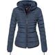 Winterjacke MARIKOO "Amber" Gr. XL (42), blau Damen Jacken Winterjacken