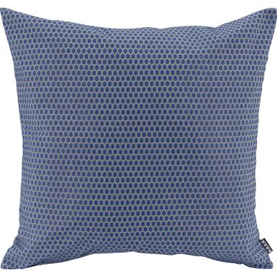 Dekokissen H.O.C.K. "Miss Dots Kissen", blau (royalblau, blau, gepunktet), B:50cm H:10cm L:50cm, Baumwolle, Polyester, Dekokissen_Sitzkissen_Kissenhüllen, mit Punkten, Kissenhülle mit Füllung, 1 Stück Image