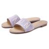 Pantolette LASCANA, Damen, Gr. 39, lila (flieder), Obermaterial: 100% Textilmaterial. Futter: 100% Lederimitat. Decksohle: 100% Lederimitat. Laufsohle: 100% Synthetik, bedruckt, casual, Schuhe, Mule, Sandale, offener Schuh aus Textil mit modischem...