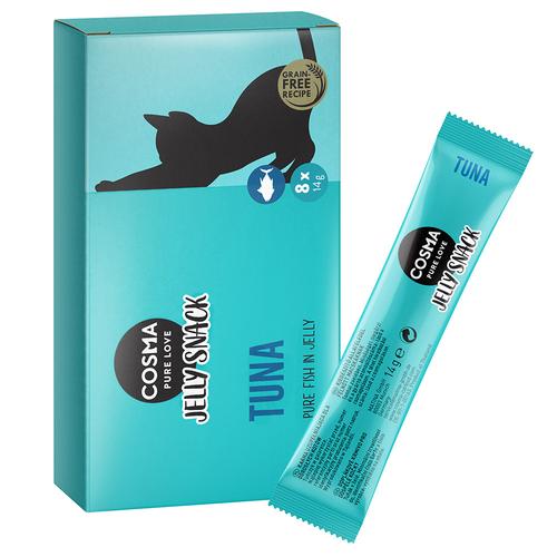 8x14g Tuna Cosma Jelly Snacks for Cats