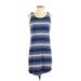 Tommy Hilfiger Casual Dress - Shift: Blue Stripes Dresses - Women's Size X-Small