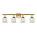 Innovations Lighting Bruno Marashlian Caledonia 36 Inch 4 Light Bath Vanity Light - 516-4W-SG-G259