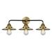 Innovations Lighting Bruno Marashlian Railroad 26 Inch 3 Light Bath Vanity Light - 288-3W-BAB-M6-BK