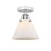 Innovations Lighting Bruno Marashlian Cone 7 Inch 1 Light Semi Flush Mount - 288-1C-PC-G41-LED