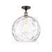 Innovations Lighting Bruno Marashlian Athens Water Glass 13 Inch 1 Light Semi Flush Mount - 516-1C-AC-G1215-14