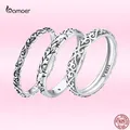 Bamoer – bagues classiques Vintage en argent Sterling 925 en relief pour femmes bague en argent