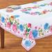 Beautiful Printed Spring Flowers Accent Tablecloth
