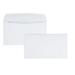 quality park #6-3/4 business envelopes with a gummed flap for standard remittance business mailing 24 lb white wove 5-3/8 x 6-1/2 500 per box (90070)