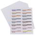 Smead Viewables Color Labeling System Refill Pack 3 7/16 x 1 1/4 White 160 per Pack (64915)