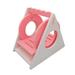 Hamster Toys Swing Wooden Hanging Triangle Swing Pet Multicolor Hammock Mouse Rat Hamster Playing Rocking Chair Toy for Small Pet