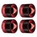 Uxcell 60mm Longboard Wheels Skateboard Wheel Street Wheels for Skateboards Cruiser Wheels 78A Clear Red 4 Pack