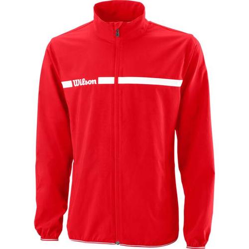 WILSON Herren Jacke TEAM II WOVEN JACKET Team Red, Größe L in Rot