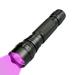 18650 Flashlight 501B Purple Light Detector Flashlight 3W Purple Light Flashlight(1pcs-Blackï¼‰