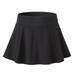 Pgeraug Black Dresses for Women Shorts Tennis Pants Fold Sports Running Golf Plus Size Skrit Dresses for Women 2024 Black M
