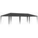 Anself Party Tent Outdoor Gazebo Canopy PE Roof Sunshade Shelter Anthracite for Backyard Wedding Shows BBQ Camping Festival 13.1ft x 29.5ft x 9ft (L x W x H)