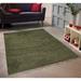 Homedora Design Rectengular Shag Area Rug 7x10 Solid Color Low Pile Shag Easy to clean Pet Friendly Soft Nursery Runner Rug for Living Rooms Bedrooms Green