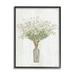 Stupell Industries Delicate Cottage Wildflowers Bouquet Weathered Grainy Pattern Graphic Art Black Framed Art Print Wall Art Design by Ziwei Li