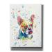 Epic Graffiti Colorful Watercolor French Bulldog 2 by Furbaby Affiliates Canvas Wall Art 12 x16