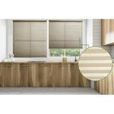 BlindsAvenue Cellular Honeycomb Cordless Shade 9/16 Single Cell Light Filtering Designer Print Stone Size: 48 W x 72 H