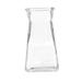 Clear Gathered Square Vase