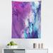 Marble Tapestry Watercolor Abstract Pastel Tone Ink Drops Stains Spills and Spots Artwork Fabric Wall Hanging Decor for Bedroom Living Room Dorm 5 Sizes Fuchsia Pastel Purple by Ambesonne