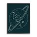 Stupell Industries Zzz Witty Sleeping Constellation Outer Space Planet Stars Framed Wall Art 11 x 14 Design by Caverly Smith