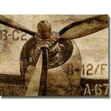 Artistic Home Gallery 2430564S Vintage Propeller By Dylan Mathews Premium Stretched Canvas Wall Art